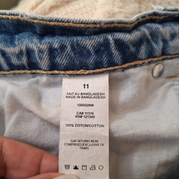 GARAGE Womens Denim high Rise Coupe Vintage Straight Jean Sz 30/11 - Picture 5 of 9